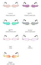 Lade das Bild in den Galerie-Viewer, Sunglasses sun Shades Flame Personality Fashion Trend Metal Rimless Party unisex
