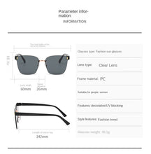 Load image into Gallery viewer, Sunglasses sun Shades Simple and High Texture shade Summer screen All Matching Street Couple unisex
