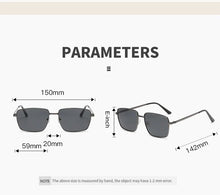 Lade das Bild in den Galerie-Viewer, Sunglasses sun Shades Fashion Square Men's Metal Quality unisex