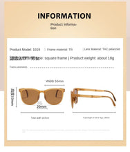 Load image into Gallery viewer, Sunglasses sun Shades Folding Women's High Grade Fashion Men's and Women's Same Polarized under Focus unisex