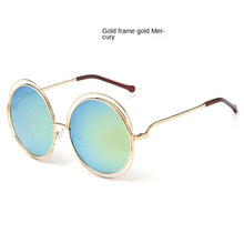 Load image into Gallery viewer, Sunglasses sun Shades Large Rim round Frame Women's Real Film Plain unisex