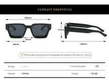 Lade das Bild in den Galerie-Viewer, Sunglasses sun Shades Trendy Box Foreign Trade Stylish Large Frame unisex
