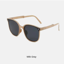 Lade das Bild in den Galerie-Viewer, Sunglasses sun Shades Polarized Foldable Wind Show Face Small Driving UV Protection unisex