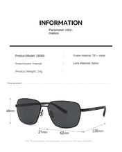 Lade das Bild in den Galerie-Viewer, Sunglasses sun Shades Polarized Men's Driving Aviators Men's Advanced Sense unisex