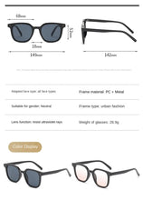 Lade das Bild in den Galerie-Viewer, Sunglasses sun Shades Women's High Grade to Make Big Face Thin Looked unisex