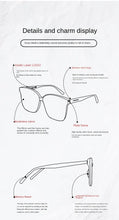 Load image into Gallery viewer, Sunglasses sun Shades High Grade Big Square Rim Big Face Show Face Small UV Protection unisex