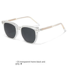 Load image into Gallery viewer, Sunglasses sun Shades Can Be Turned up Polarized Beige Nail Frame with Myopic Option Degrees unisex