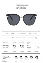 Lade das Bild in den Galerie-Viewer, Classic Butterfly Cool Black Retro Trendy Texture Sunglasses Sunshade Large Rim Sunglasses