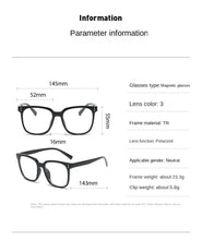 Load image into Gallery viewer, Sunglasses sun Shades Magnetic Polarized Covering Men's with Myopic Option Degrees Frame unisex