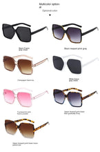 Lade das Bild in den Galerie-Viewer, Sunglasses sun Shades Fashion Box Fashion Men's and Women's Large Frame unisex