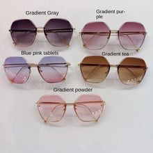 Lade das Bild in den Galerie-Viewer, Sunglasses sun Shades Frame Trimming Fashionable Irregular Frame Women's Fashionable unisex