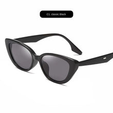 Lade das Bild in den Galerie-Viewer, Sunglasses sun Shades Beautiful Triangle Cats' Eye Women's Fashion Flat Frame Vintage Street Trendy Holiday unisex
