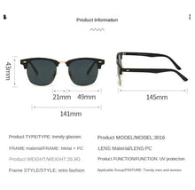 Lade das Bild in den Galerie-Viewer, Sunglasses sun Shades Glass Fashion Trend Leisure Holiday Leisure unisex