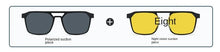 Lade das Bild in den Galerie-Viewer, Sunglasses sun Shades Polarized Men's Magnetic Set of Protection Fashion High Grade Double Beam Frame unisex
