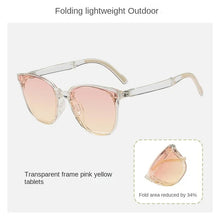 Load image into Gallery viewer, Sunglasses sun Shades Foldable and Portable Women's Outdoor UV Proof Fashion Street Shooting Eye Shadow unisex