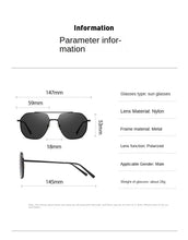 Lade das Bild in den Galerie-Viewer, Sunglasses sun Shades Polarized unisex Men's Driving Specific Pilot UV Protection
