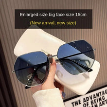 Lade das Bild in den Galerie-Viewer, Sunglasses sun Shades Fashion Polygon Metal Men and Women plus Sized Blue Street Shooting Travel unisex