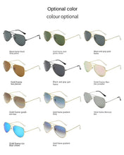 Lade das Bild in den Galerie-Viewer, Sunglasses sun Shades Pilot Tempered Glass Sheet Popular Style Driving Aviator unisex