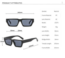 Load image into Gallery viewer, Sunglasses sun Shades Square Frame Fashion Trend Driving Men's UV Proof unisex