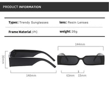 Load image into Gallery viewer, Sunglasses sun Shades Small Square Box Fashion Cats' Eye Modern Cool Personality unisex