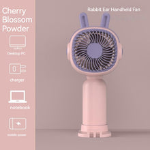 Load image into Gallery viewer, Small Handheld From Mini Radiator Portable USB Portable From Office Mute Fan Mobile Phone H