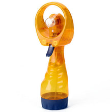 Load image into Gallery viewer, Summer Handheld Cooling Water Spray Mist Fan With Spray Bottle Desk Humidification Cartoon Handheld