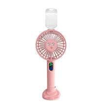 Lade das Bild in den Galerie-Viewer, Summer Outdoor Travel Portable Mini Air Cooling Ventilador Hand Fan USB Rechargeable Electric Water