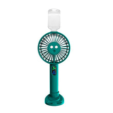 Lade das Bild in den Galerie-Viewer, Summer Outdoor Travel Portable Mini Air Cooling Ventilador Hand Fan USB Rechargeable Electric Water