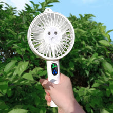 Lade das Bild in den Galerie-Viewer, Summer Outdoor Travel Portable Mini Air Cooling Ventilador Hand Fan USB Rechargeable Electric Water