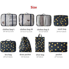 Lade das Bild in den Galerie-Viewer, Travel Bags Clothes Shoe Underwear Travel Organizer Luggage Packing Cube Bra Cosmetic Finishing Pouch Storage Accessories