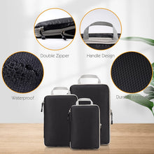 Load image into Gallery viewer, Travel Compressible Packing Cubes Foldable Waterproof Storage Bag Travel Suitcase Nylon Portable With Handbag Luggage Organizer