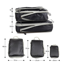 Load image into Gallery viewer, Travel Luggage Organizer Compression Packing Cubes for Carry on Luggage Large Capacity Suitcase Bags Set Waterproof Storage Bags
