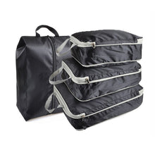Lade das Bild in den Galerie-Viewer, Travel Organizer Bag Compressible Packing Cubes Nylon Portable With Handbag Luggage Storage Foldable Waterproof with Shoes Bag