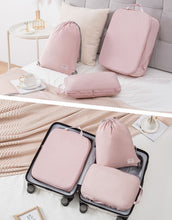 Load image into Gallery viewer, Travel Packing Cubes 3 Set Suitcase Compression Bag Drawstring Backpack Lightweight Luggage Organizers Packing Cubes for Travel