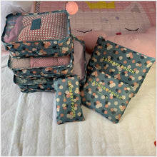 Load image into Gallery viewer, Travel Packing Cubes 6pcs/set Fashion Waterproof Large Capacity Clothing Sorting Organize Bag Storage Package Men Weekender Bag