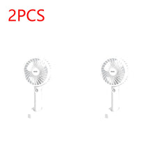 Load image into Gallery viewer, USB Mini Fan 1000/1200mAh Bracket Base 3 Speed Adjustment Small Desktop Air Cooler Portable Cooling
