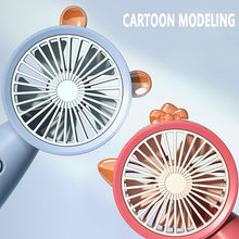 Lade das Bild in den Galerie-Viewer, USB Mini Handheld Fan Outdoor Mini Creative Desktop Office Mute Charging Portable Handheld Fan