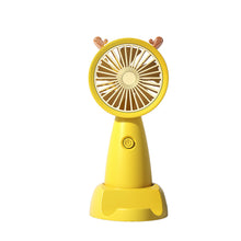 Lade das Bild in den Galerie-Viewer, USB Mini Handheld Fan Outdoor Mini Creative Desktop Office Mute Charging Portable Handheld Fan