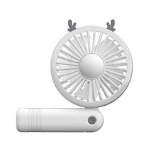 Load image into Gallery viewer, USB Mini Handheld Fan Outdoor Mini Creative Desktop Office Mute Charging Portable Handheld Foldable