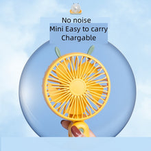 Load image into Gallery viewer, USB Mini Handheld Fan Outdoor Mini Creative Desktop Office Mute Charging Portable Handheld Foldable