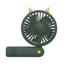 Load image into Gallery viewer, USB Mini Handheld Fan Outdoor Mini Creative Desktop Office Mute Charging Portable Handheld Foldable