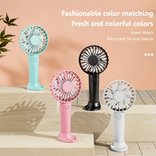 Lade das Bild in den Galerie-Viewer, USB Mini Handheld Fan Wind Power Convenient And Ultra-quiet Fan High Quality Portable Student Office