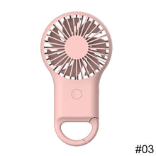 Lade das Bild in den Galerie-Viewer, USB Mini Wind Power Handheld Fan Ultra-quiet And Convenient Fan High Quality Portable Student Office