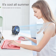 Load image into Gallery viewer, USB Powered Rechargeable Battery Operated Handheld Mini Fan Portable Small Hand Foldable Cooling Fan