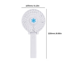 Lade das Bild in den Galerie-Viewer, Usb Mini Wind Power Handheld Fan3 Speed Adjustment Convenient And Ultra-quiet High Quality Summer Co