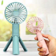 Lade das Bild in den Galerie-Viewer, Usb Mini Wind Power Handheld Fan3 Speed Adjustment Convenient And Ultra-quiet High Quality Summer Co