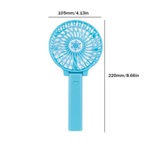 Lade das Bild in den Galerie-Viewer, Usb Mini Wind Power Handheld Fan3 Speed Adjustment Convenient And Ultra-quiet High Quality Summer Co