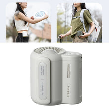 Lade das Bild in den Galerie-Viewer, Waist Clip Fan 4500mAh Hands-free Belt Fan for Outdoor Works for Hiking Camping 517C