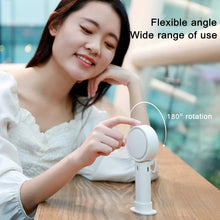Lade das Bild in den Galerie-Viewer, XIAOMI 2023 Mini Fan Handheld Desktop 1200mAh Portable Chargeable Ventilator 3-gear Wind Adjustable