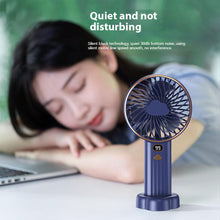 Lade das Bild in den Galerie-Viewer, Xiaomi 2023 New Fan Portable Handheld Fold Office Desktop Multifunctional Folding Double Battery Ele